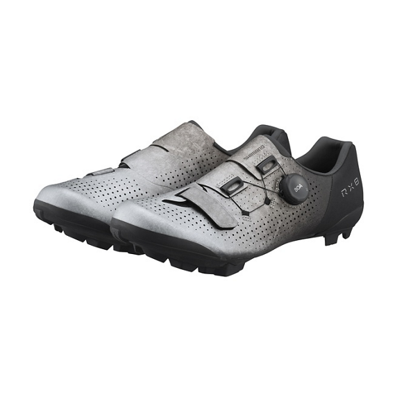 MTB XC/Gravel boty SHIMANO RX801 stříbrné
