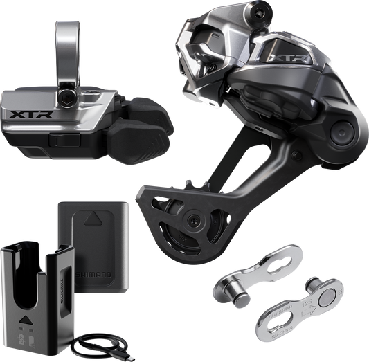 Zestaw Upgrade SHIMANO XTR Di2 Wireless M9250-SGS Długa Klatka Mocowanie Opaskowe