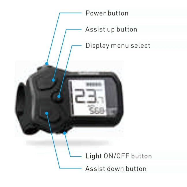 Skærm SHIMANO Steps SC-EN500
