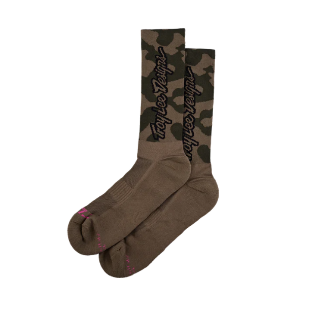 TROY LEE DESIGNS PERFORMANCE SCRUBLAND Socks Camouflage Khaki