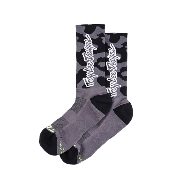 TROY LEE DESIGNS PERFORMANCE SCRUBLAND Socks Grey Camouflage