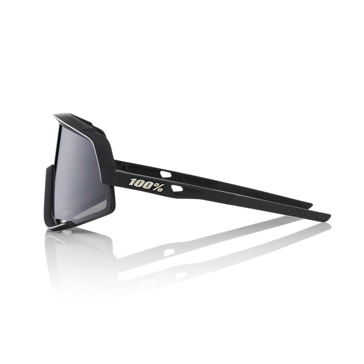 100% GLENDALE briller Soft Tact Sort Smoke Lens