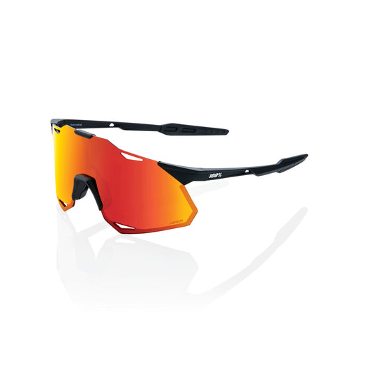 Bril 100% HYPERCRAFT XS Soft Tact Zwart Hiper Multilayer Mirror Rood