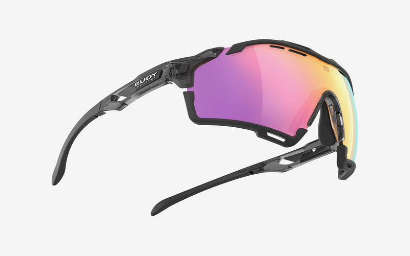 Bril RUDY PROJECT CUTLINE Crystal Ash Glazen RP Optics Multilaser Sunset