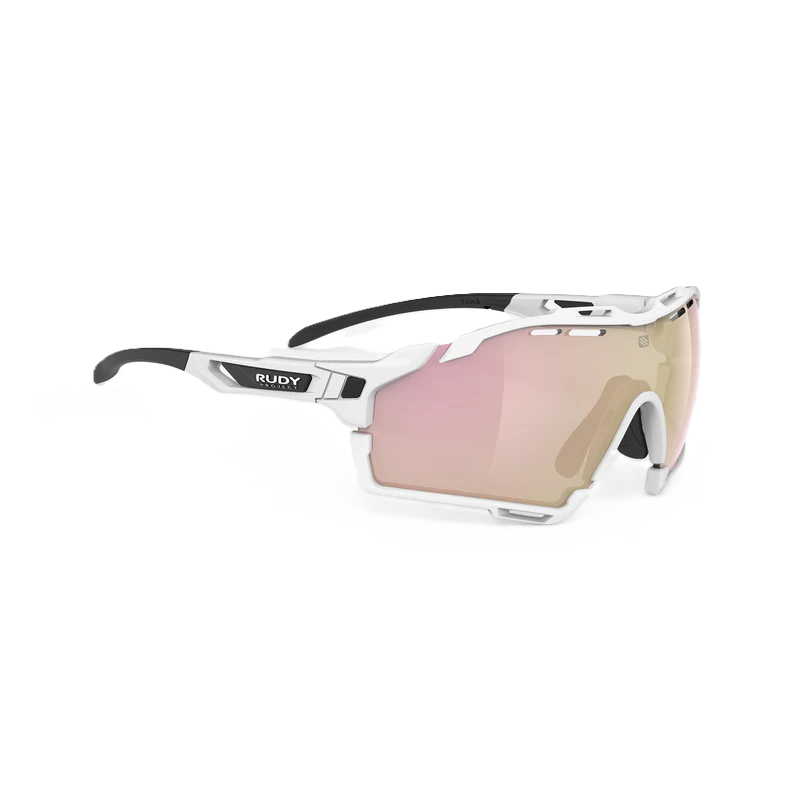 Bril RUDY PROJECT CUTLINE Wit Glazen RP Optics Multilaser Rose Gold