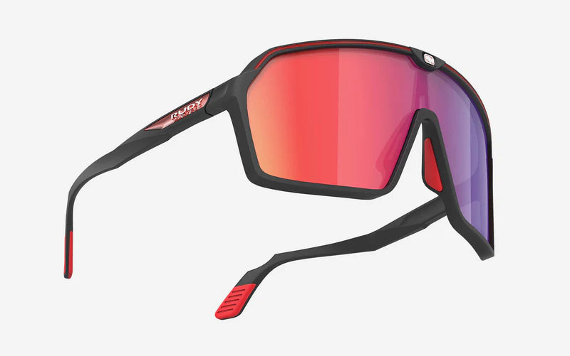 RUDY PROJECT SPINSHIELD Glasses Black RP Optics Multilaser Red Lenses