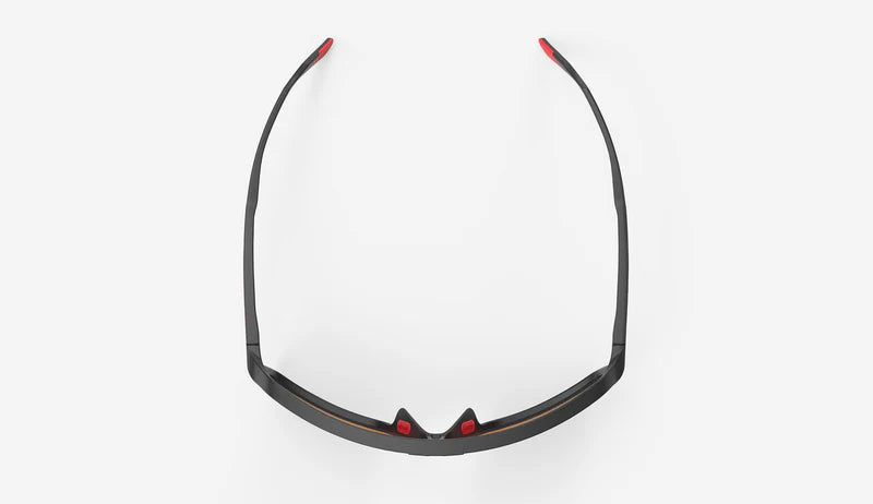 RUDY PROJECT SPINSHIELD Glasses Black RP Optics Multilaser Red Lenses