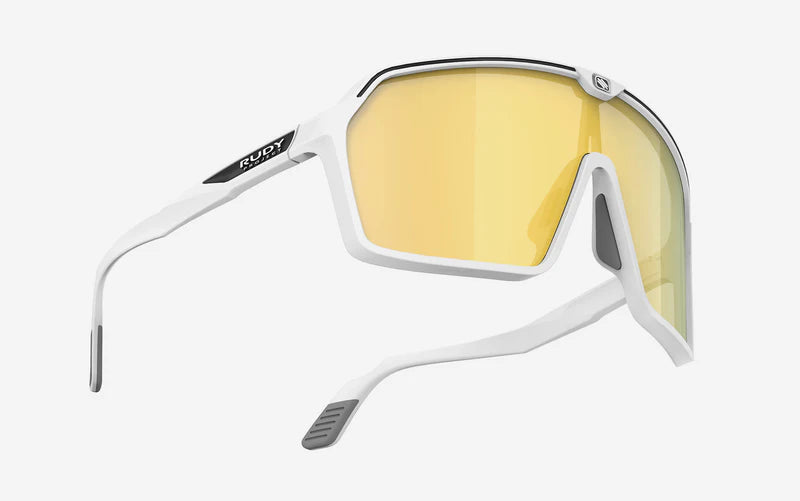 Bril RUDY PROJECT SPINSHIELD Wit Glazen RP Optics Multilaser Gold
