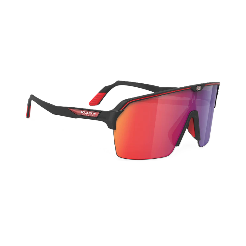 RUDY PROJECT SPINSHIELD AIR Glasses Matt Black RP Optics Multilaser Red Lenses