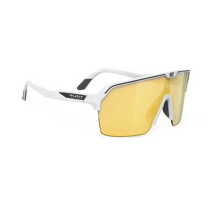 Briller RUDY PROJECT SPINSHIELD AIR Hvid Mat Glas RP Optics Multilaser Gold