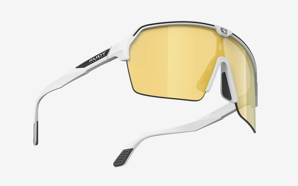 Bril RUDY PROJECT SPINSHIELD AIR Wit Mat Glazen RP Optics Multilaser Goud