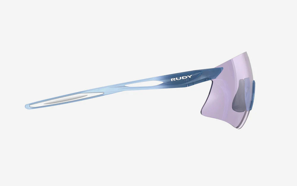 RUDY PROJECT ASTRAL SPHERE Crystal Blue Glasses IMPACTX™ Photochromic Laser Purple Lenses