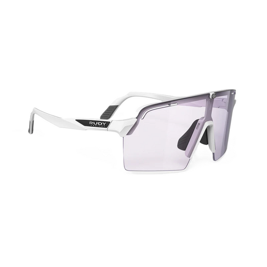Briller RUDY PROJECT SPINSHIELD PRO Hvid Linser IMPACTX™ Fotokromatisk Laser Purple