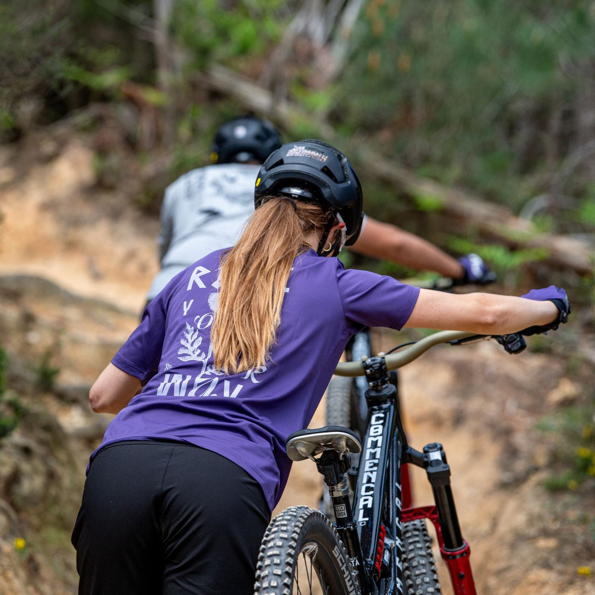 Tröja NORTHWAVE XTRAIL 2 Dam Kort Ärm Lila
