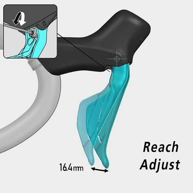 SHIMANO GRX 717 Mono Left Lever and Front Calliper