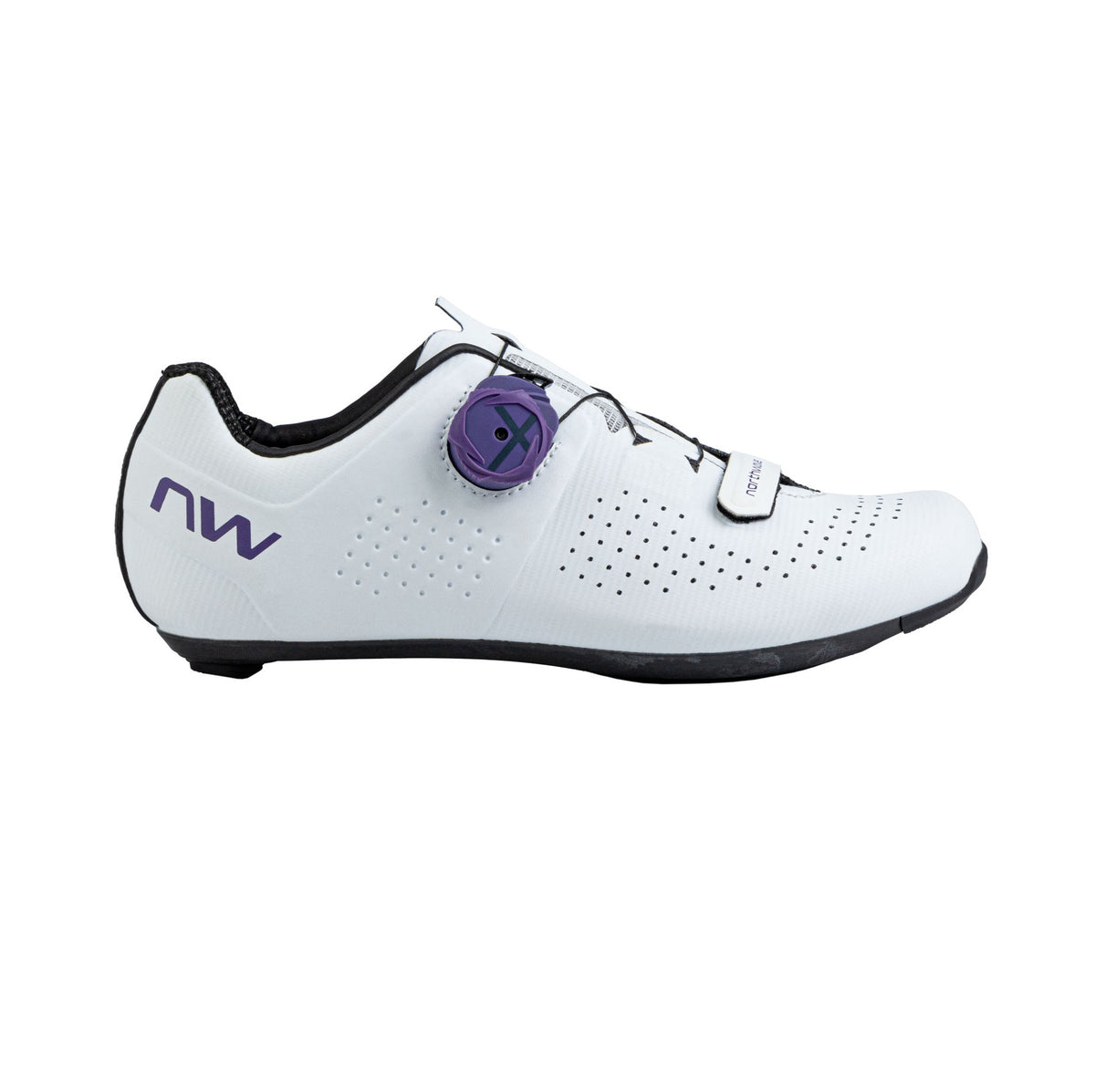 Wegschoenen NORTHWAVE STORM CARBON Dames Wit/Paars