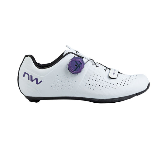 NORTHWAVE STORM CARBON Maantiekengät Naiset Valkoinen/Violetti