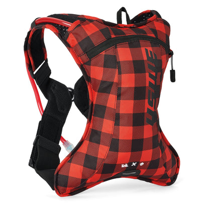 Sac d'Hydratation USWE OUTLANDER XC 2 L Flannel Rouge/Noir