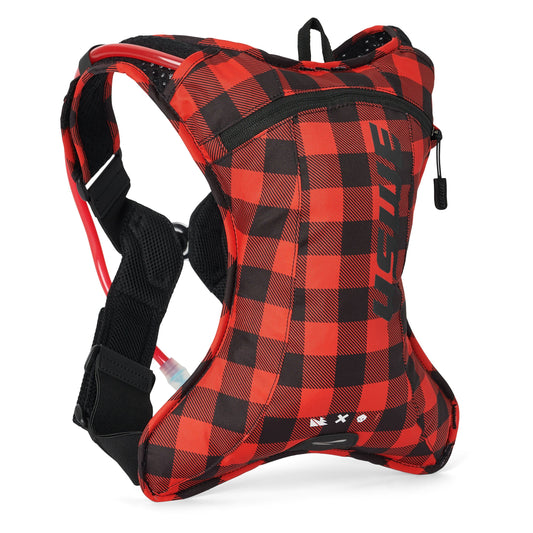 USWE OUTLANDER XC 2 L Hydratatietas Flannel Rood/Zwart
