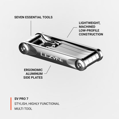 Detalje af bits på Lezyne SV Pro 7