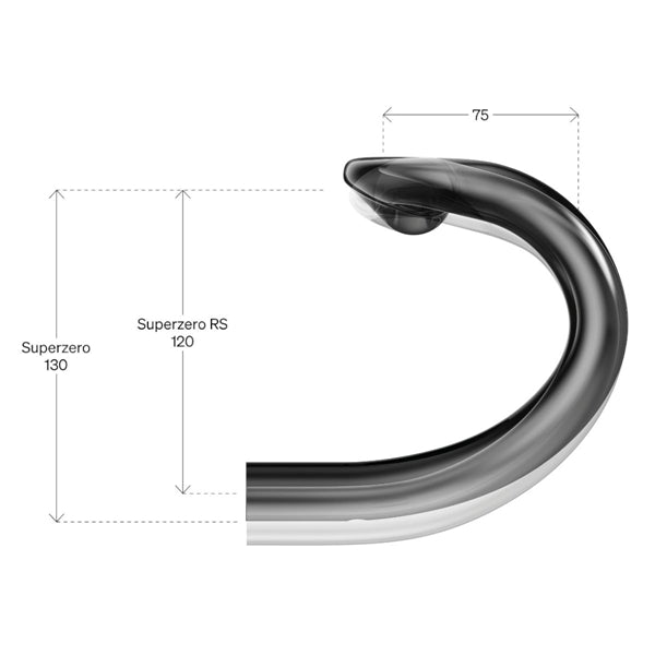 DEDA SUPERZERO CARBON RS POB finish Handlebar