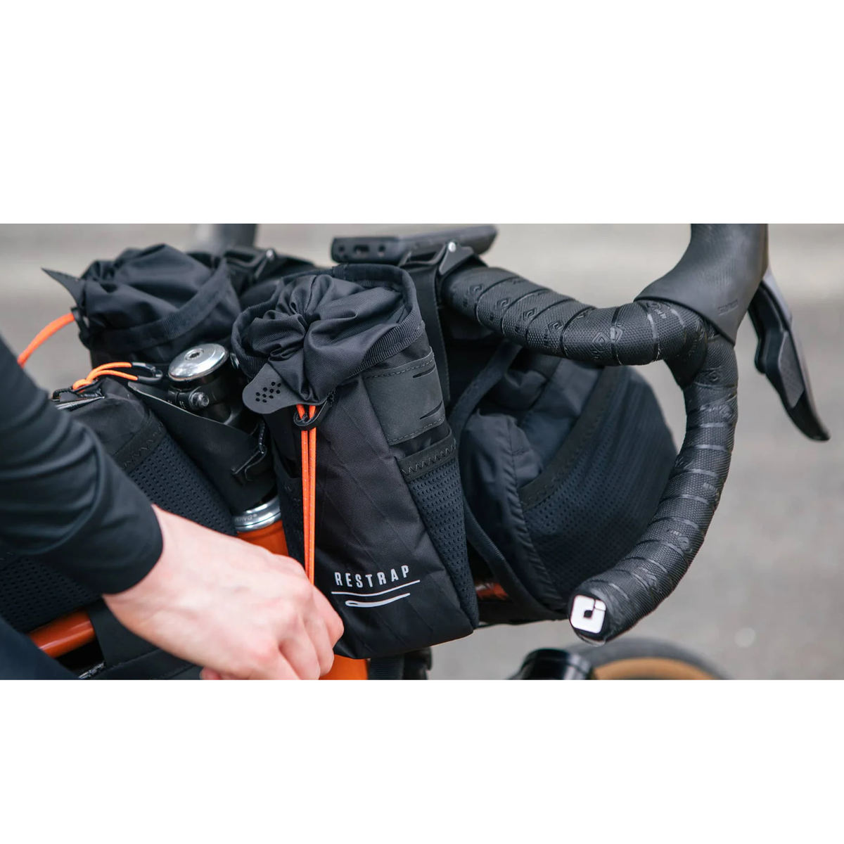 RESTRAP STEM BAG 1.1 L Black Handlebar Bag