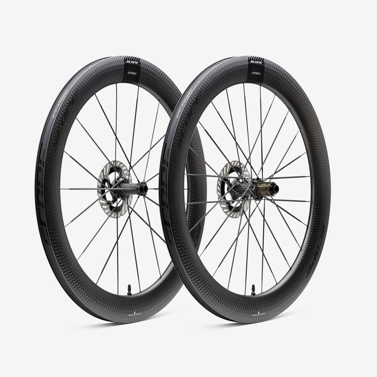 Ζεύγος τροχών SCOPE Artech 6.A All-Road Tubeless Ready (Centerlock) Μαύρο