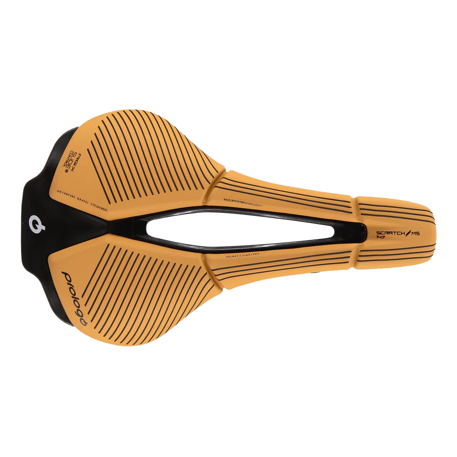 Saddle PROLOGO SCRATCH M5 PAS AGX 147mm Nack Rails Beige