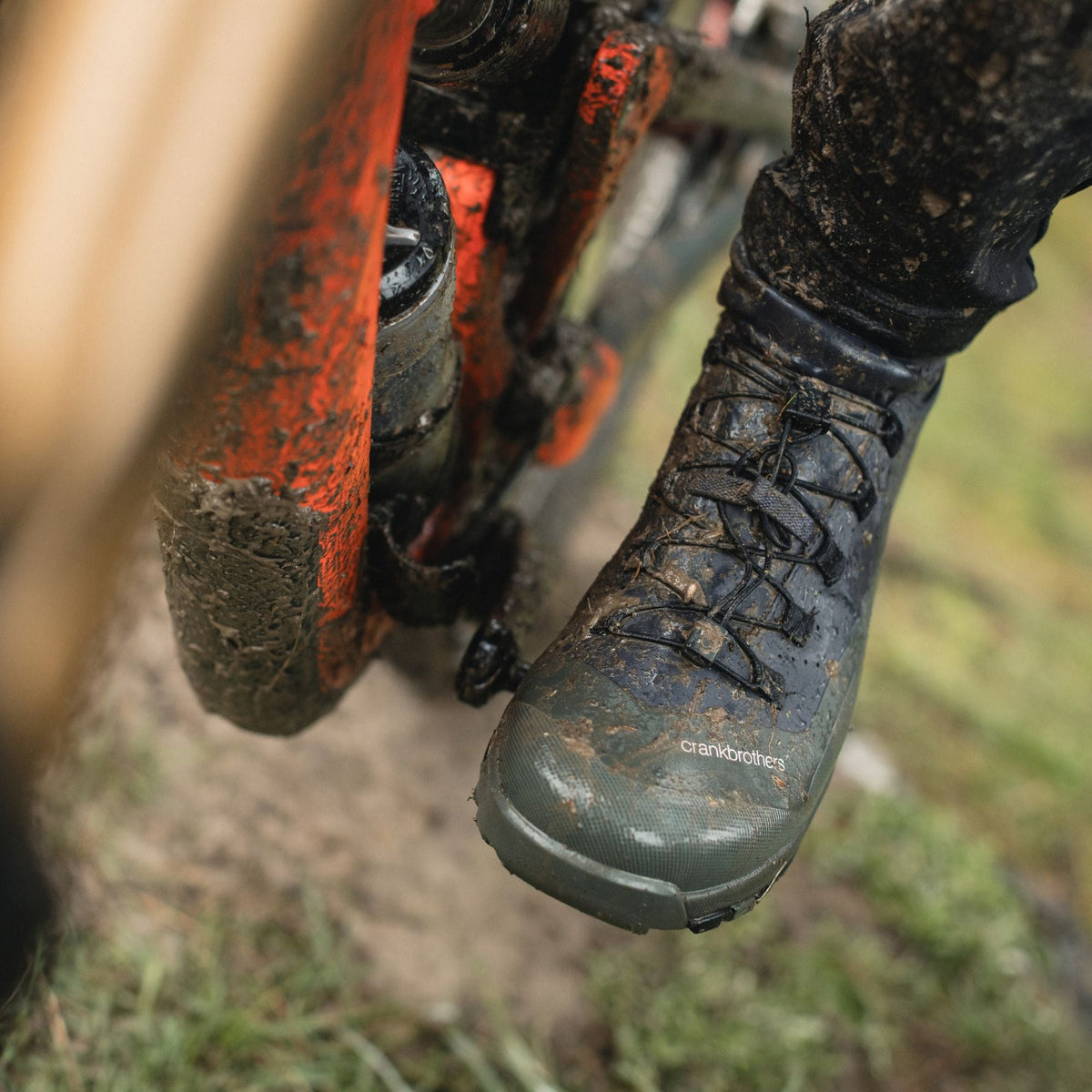 MTB boty CRANKBROTHERS SEAL při použití
