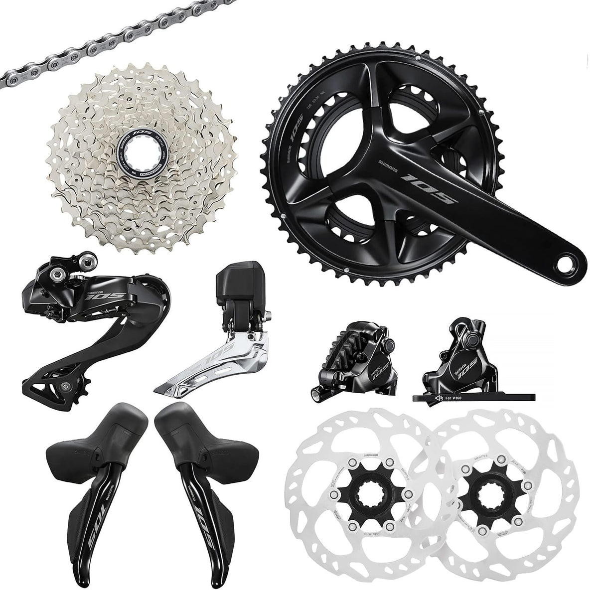 Skupina SHIMANO 105 Di2 R7170 2x12V