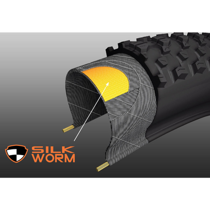 Pneu MAXXIS DTH 24x1.75 SilkWorm Tubetype Rigide Noir