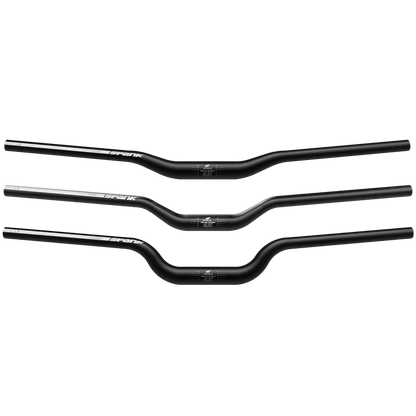 Stuur SPANK SPOON 35 Rise 25mm 800mm Zwart/Rood