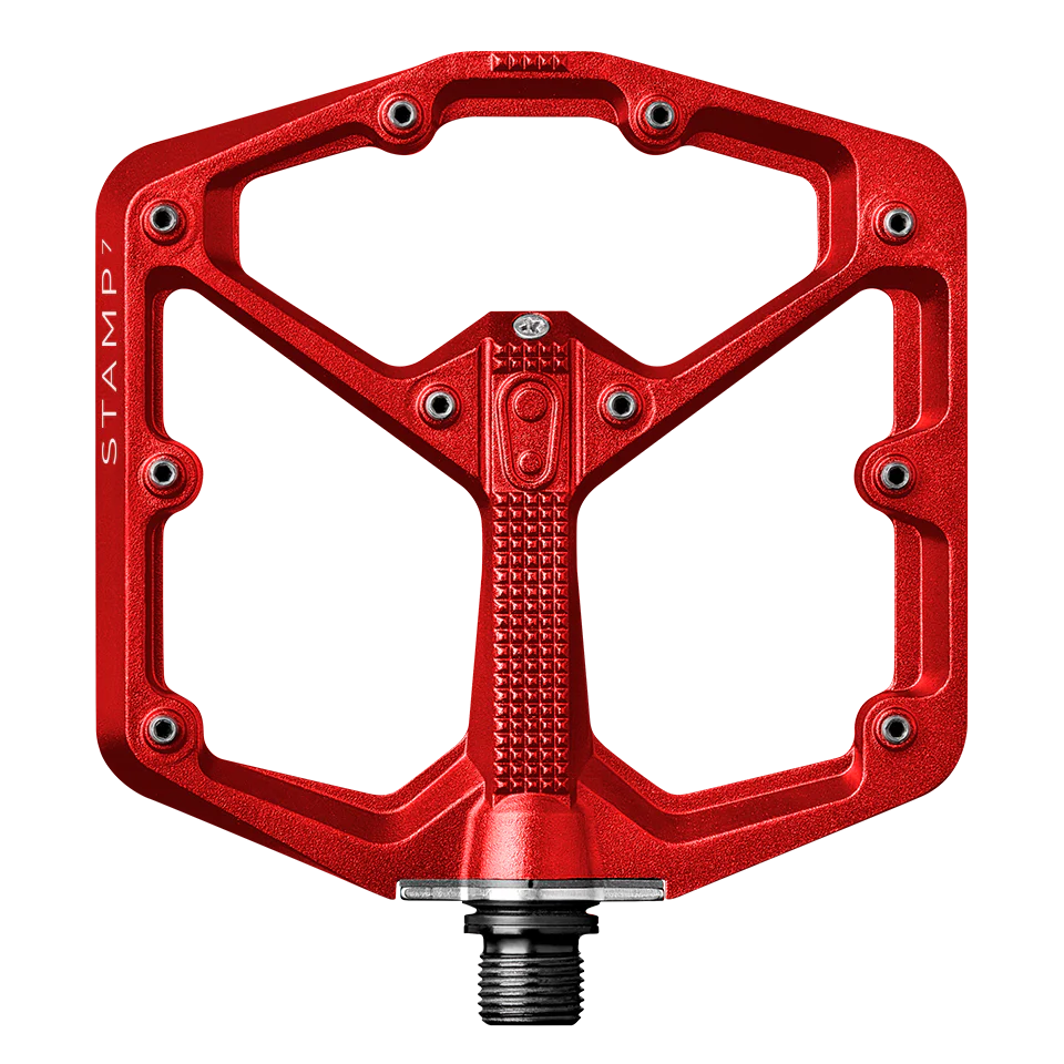 CRANKBROTHERS STAMP 7 Large Red Flat Pedals