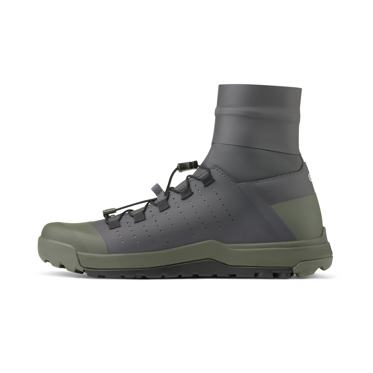 Chaussures VTT CRANKBROTHERS STAMP TRAIL SPEEDLACE SEAL Gris/Vert - côté intérieur
