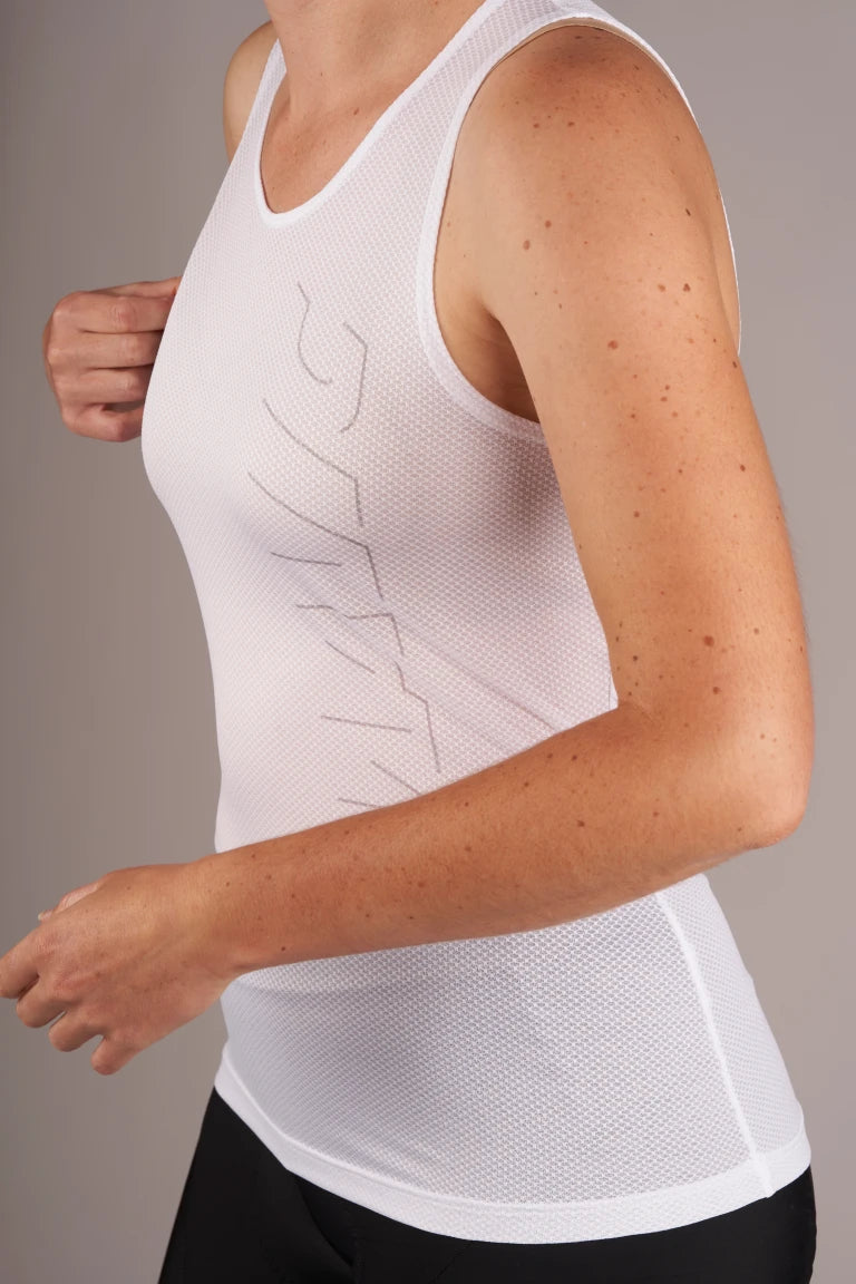 MAVIC HOT RIDE +SL Mouwloos Dames Ondergoed Wit