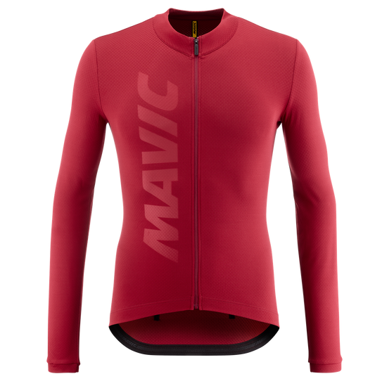 Shirt MAVIC AKSIUM THERMO Lange Mouwen Bordeaux