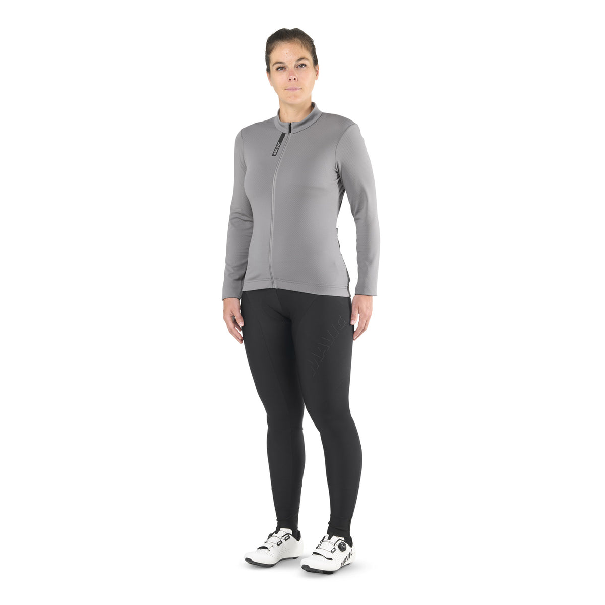 Tröja MAVIC AKSIUM THERMO Dam Lång Ärm Grå