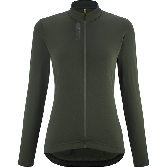 MAVIC AKSIUM THERMO Women's Long-Sleeve Jersey Green