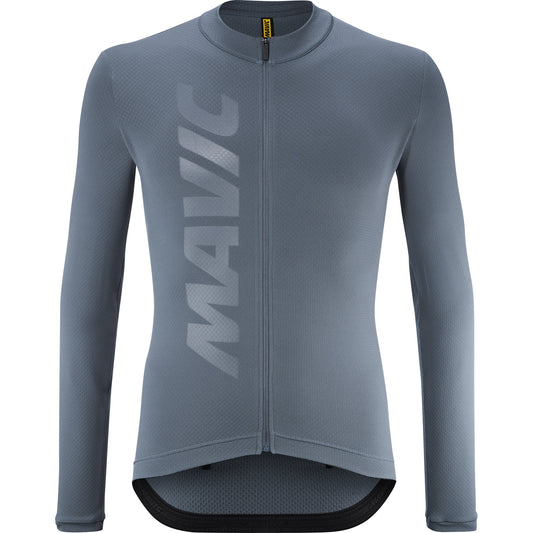 Shirt MAVIC AKSIUM THERMO Lange Mouwen Blauw/Grijs
