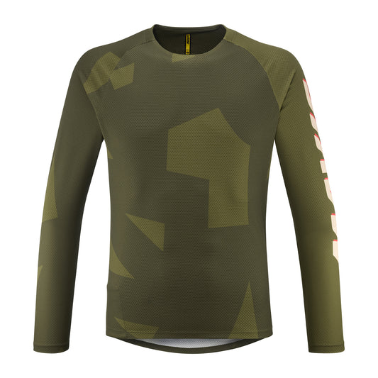 MAVIC DEEMAX ENDURO Long Sleeve Camo Khaki Jersey
