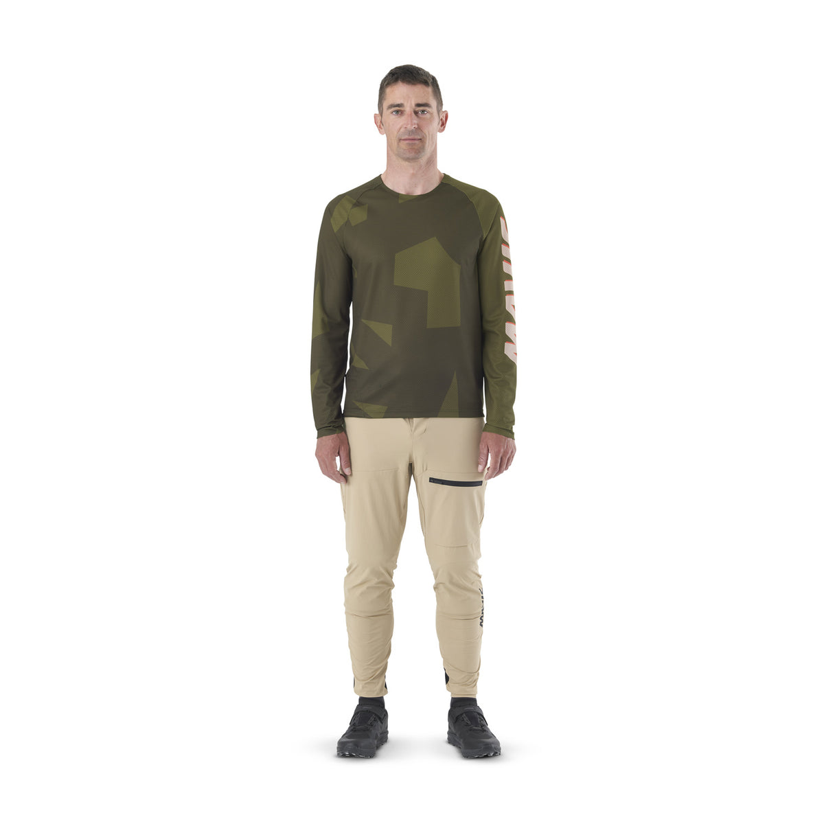 MAVIC DEEMAX ENDURO Long Sleeve Camo Khaki Jersey