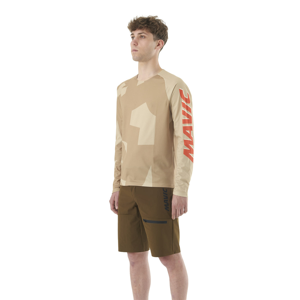 MAVIC DEEMAX ENDURO Long Sleeve Jersey Camo Beige