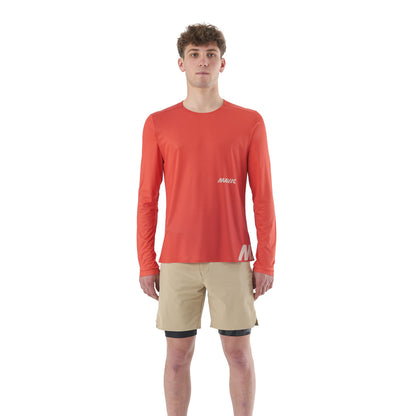 Tricou MAVIC CROSSTRAIL Mânecă Lungă Roșu