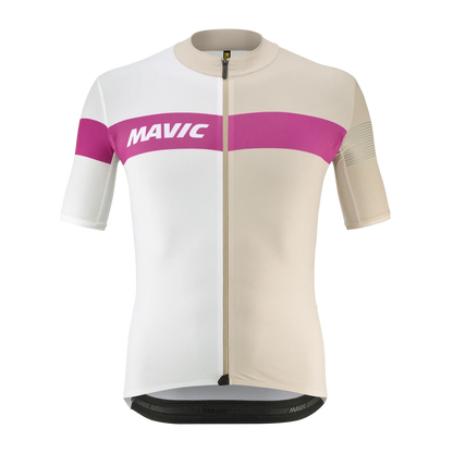 Tricou MAVIC KSYRIUM PRO Mânecă Scurtă Bej