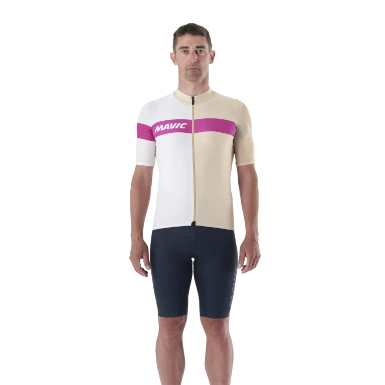 Trøje MAVIC KSYRIUM PRO Kortærmet Beige