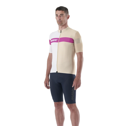 Tricou MAVIC KSYRIUM PRO Mânecă Scurtă Bej