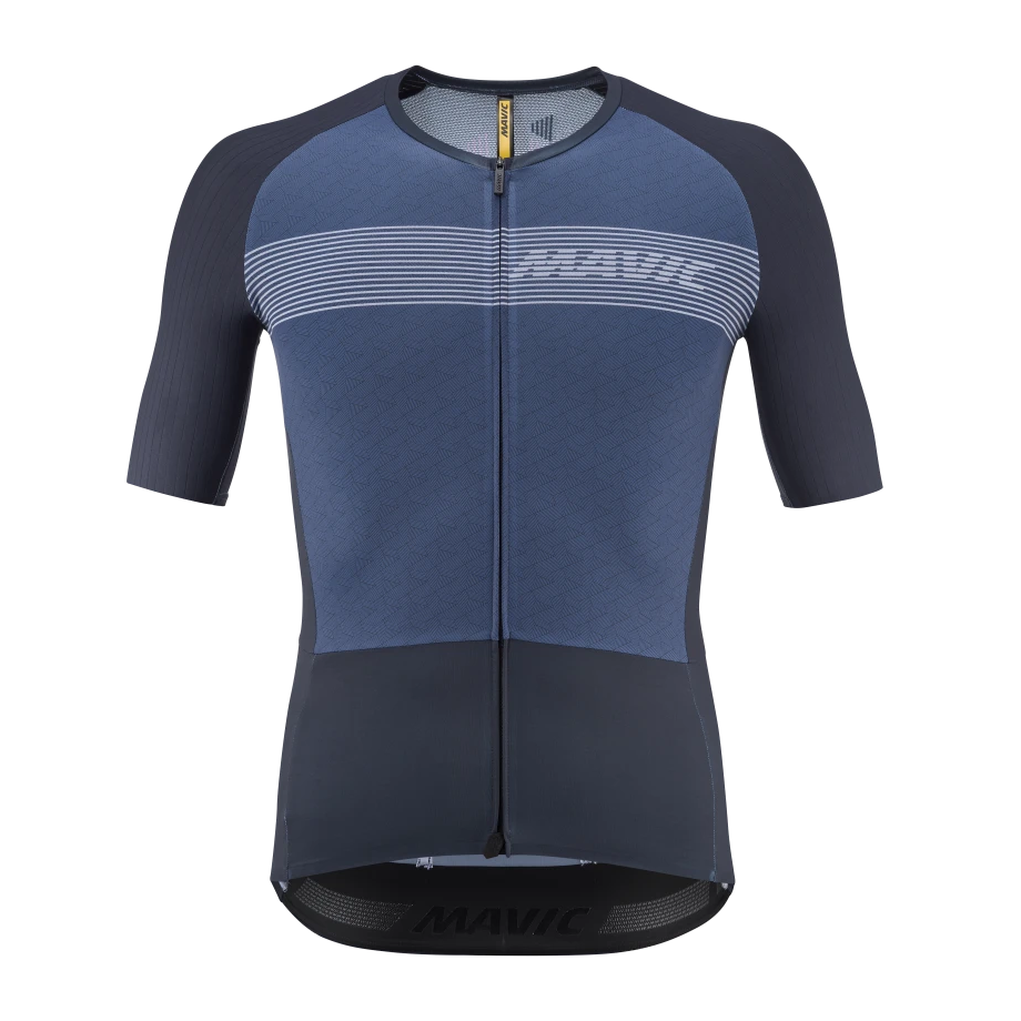 Wielershirt MAVIC COSMIC Korte Mouwen Blauw
