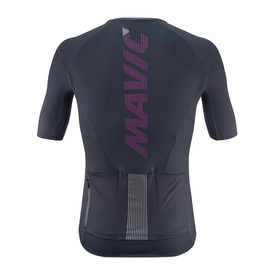 Wielershirt MAVIC COSMIC Korte Mouwen Blauw