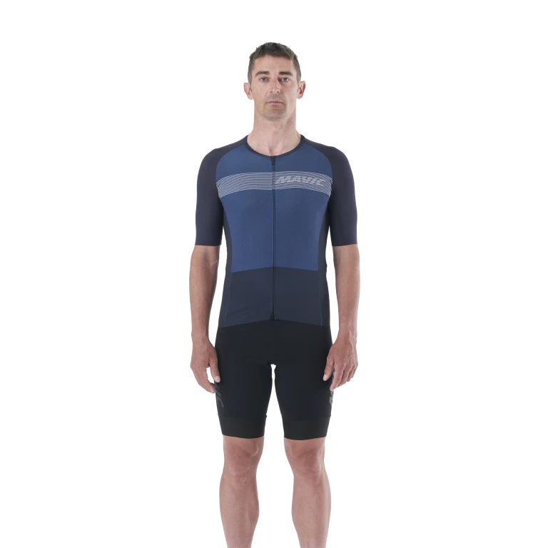 Wielershirt MAVIC COSMIC Korte Mouwen Blauw