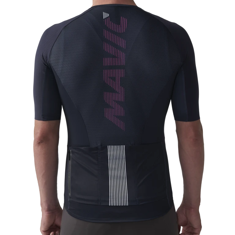 Wielershirt MAVIC COSMIC Korte Mouwen Blauw